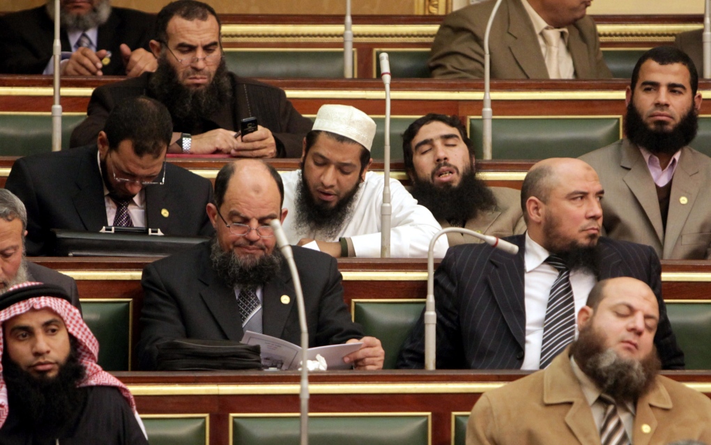 Egyptian parliament session in 2012