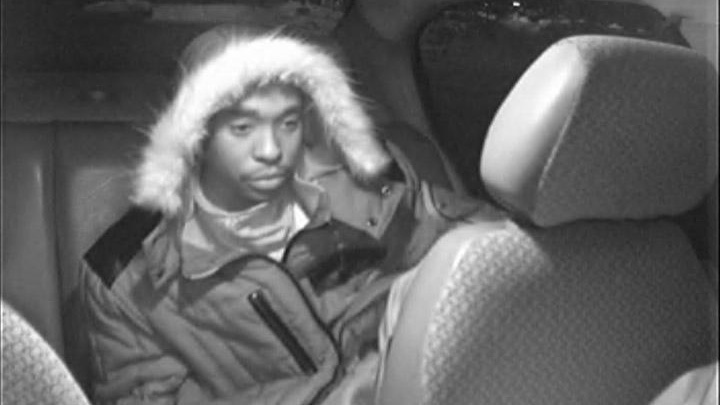 Taxi's internal camera snaps photo of suspect described as a black male, 5 feet 7 inches (170 centimeters), slim, moustache, no accent, dark pants, jacket, light shirt and a smoker. (Ottawa Police Service)