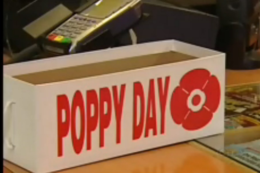 Poppy box stolen in Winnipeg