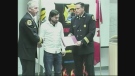 Windsor fire officials recognize heroic effort by Enrico DeChellis on Friday, Jan. 4, 2013. (Stefanie Masotti / CTV Windsor)