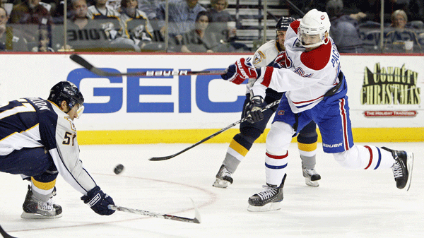 Max Pacioretty, seen here in 2009, should add a jolt of offence to the Canadiens lineup. Assuming he gets the opportunity to do so. (AP Photo/Mark Humphrey)