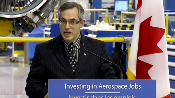 Industry Minister Tony Clement speaks in Mississauga, Ont., Monday, Dec. 13, 2010.