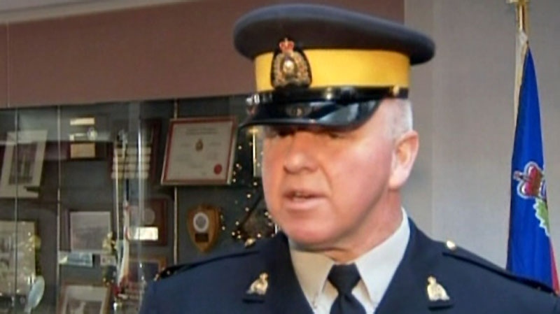 RCMP Sgt. Boyd Merrill speaks about the escape of a Bay Bulls man during a police standoff, Monday, Dec. 13, 2010.