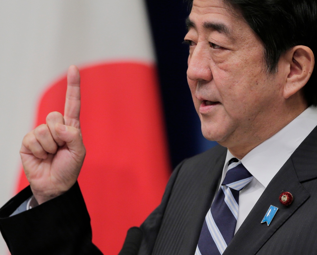 Japanese PM Shinzo Abe on Jan. 11, 2013