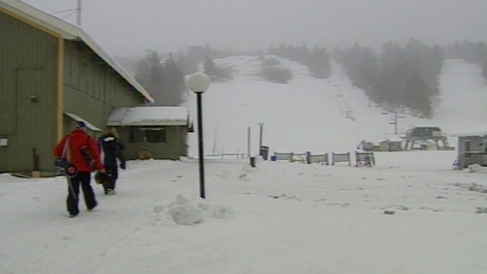 A dramatic rescue at the base of Calabogie Ski Resort.