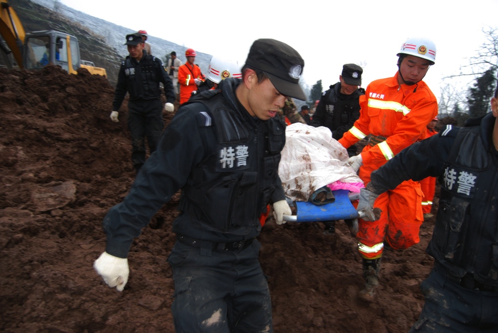 China's landslide