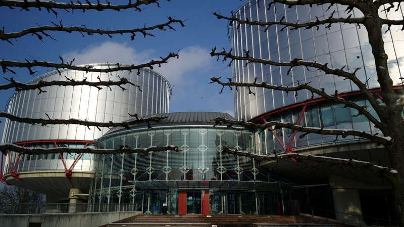 Outside view of the European Court of Human Rights, in Strasbourg, eastern France, Thursday Dec. 16, 2010. (AP / Christian Lutz)