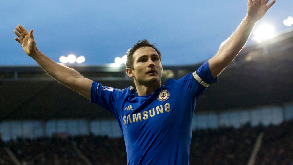 Chelsea's Frank Lampard celebrates win