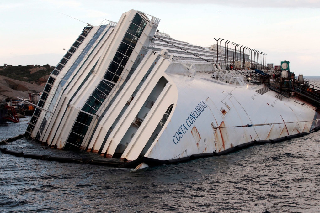 biggest cruise ship to ever sink