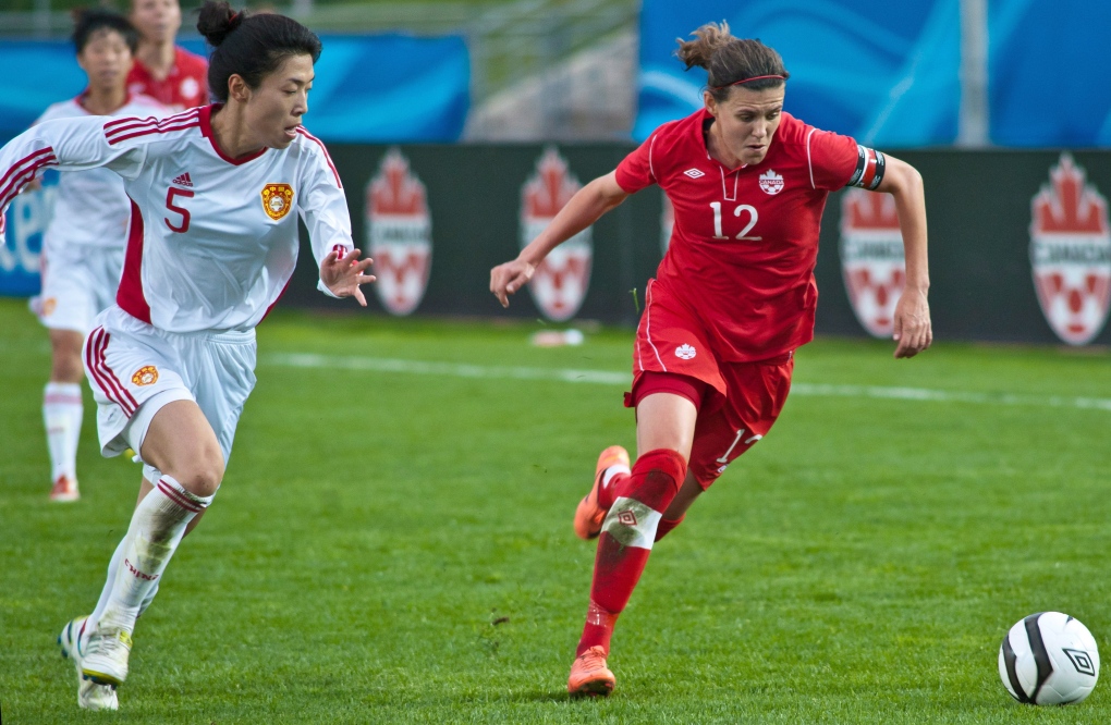 Canada's women's soccer team beats China 1-0