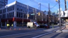 Police investigate a shooting near Granville Street on Jan. 12, 2013. (CTV)