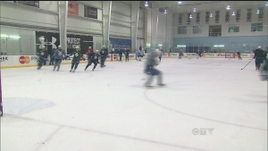 Toronto Maple Leafs team practice at the MasterCard Centre in Etobicoke, Sunday Jan. 13, 2013