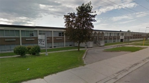 Huron Heights Secondary School in Newmarket is pictured in this Google Maps image.