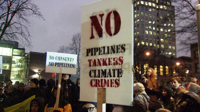 Pipeline protest 
