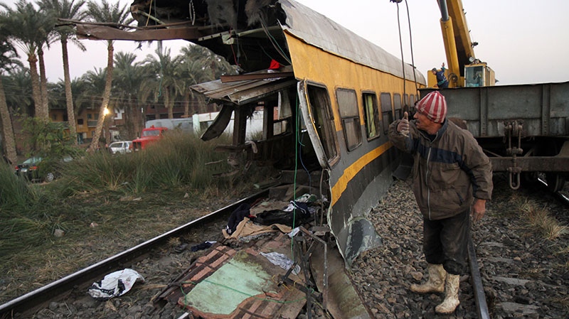 Train crash Egypt 