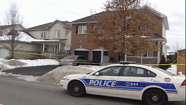 Police investigate double murder/suicide at Stittsville home.