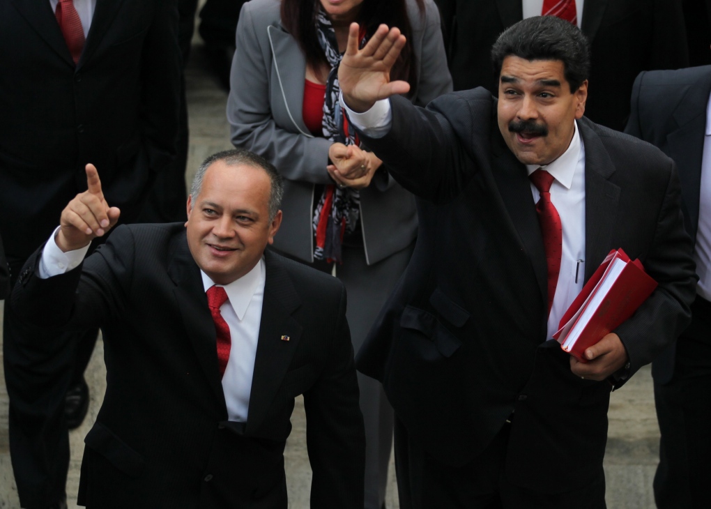 Venezuelan VP gives speech amid Chavez absence