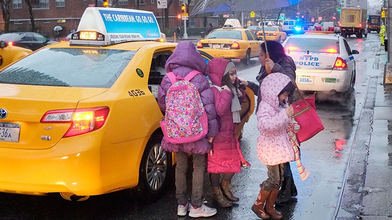 School bus strike NYC