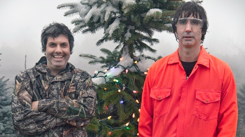 Kenny and Spenny are seen in an image taken from the Christmas Special. 