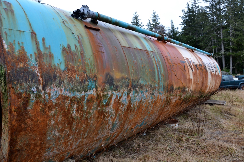 Japanese silo washes ashore in B.C.
