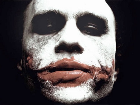 Heath Ledger as the Joker in Warner Bros. Pictures' 'The Dark Knight'