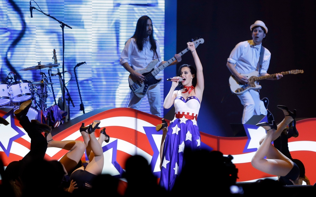 Katy Perry performs at the Kids' Inaugural bash