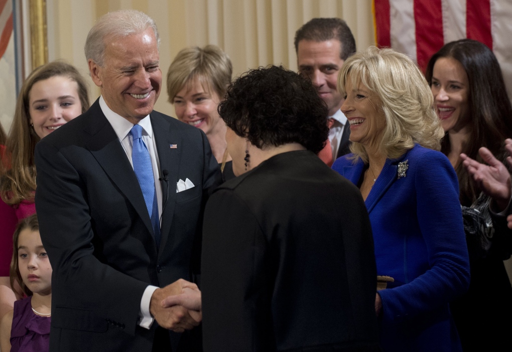 Vice President Joe Biden sworn in