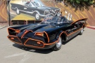This October 2012 file photo provided by Barrett-Jackson/George Barris shows the original Batmobile in Los Angeles. (AP / Courtesy Barrett-Jackson/George Barris)