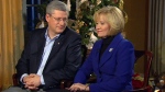 Stephen and Laureen Harper sit down with Chief Anchor and Senior Editor of CTV News Lloyd Robertson and Ottawa Bureau Chief Robert Fife in CTV's annual Conversation with the Prime Minister.