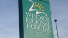 The Windsor Regional Hospital sign is shown in this file photo in Windsor, Ont., Dec.5, 2012. (Melanie Borrelli / CTV Windsor)