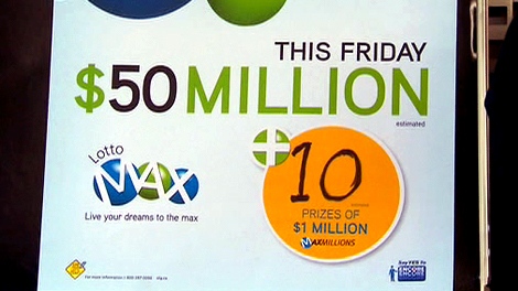 The Lotto Max jackpot in this Friday's draw has reached $50 million.