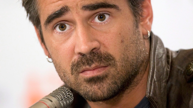 Colin Farrell during the news conference for the movie 'Ondine' at the Toronto International Film Festival in Toronto on Tuesday Sept. 15, 2009. (Frank Gunn / THE CANADIAN PRESS)