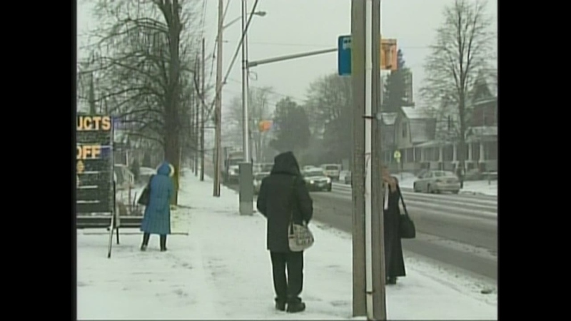 Frigid temperatures have many bundling up in London, Ont. on Tuesday, Jan. 22, 2013.