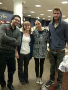 Miley Cyrus & Liam Hemsworth at Chapters on Rideau St. in Ottawa on Tuesday, Jan. 22, 2013.  (Photo Courtesy of Chapters)