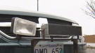 A file image shows a photo-radar-equipped vehicle in Winnipeg.