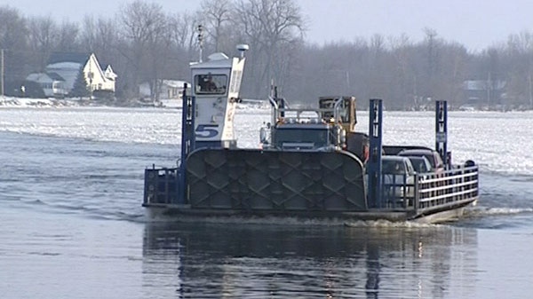 Ferry service operating between Cumberland and Masson-Angers resumed Thursday, Dec. 30, 2010.