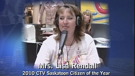 Lisa Rendall is CTV Saskatoon's Citizen of the Year, 2010.