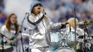 Kid Rock performs during halftime of an NFL football game between the Detroit Lions and the Houston Texans at Ford Field in Detroit on Thursday, Nov. 22, 2012. (AP Photo/Paul Sancya)