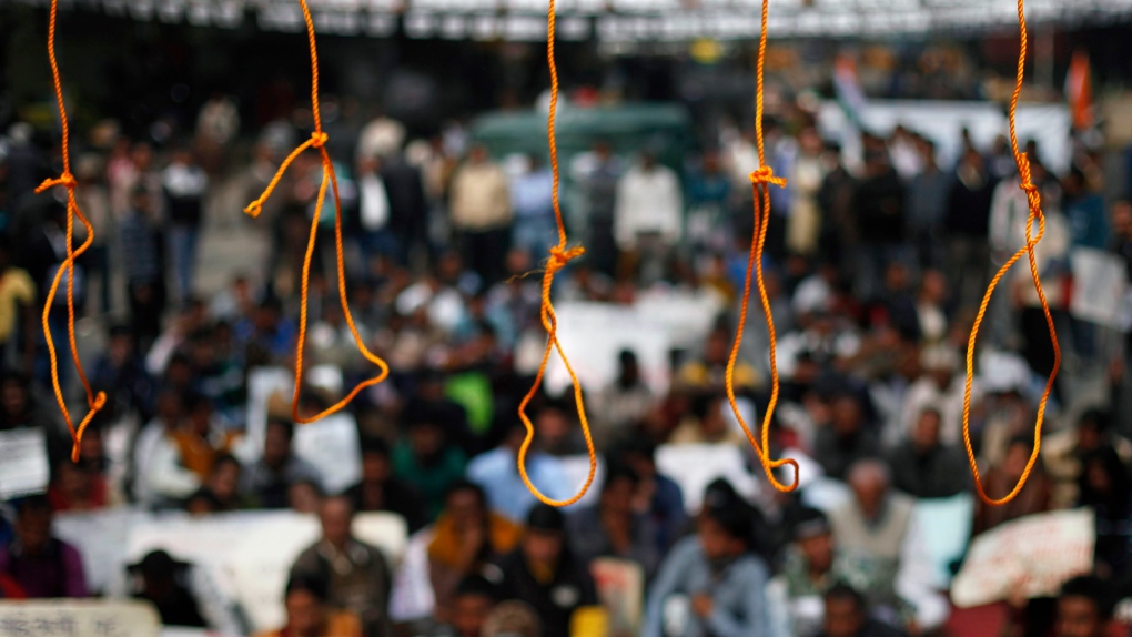 Protesters in India demand death penalty 