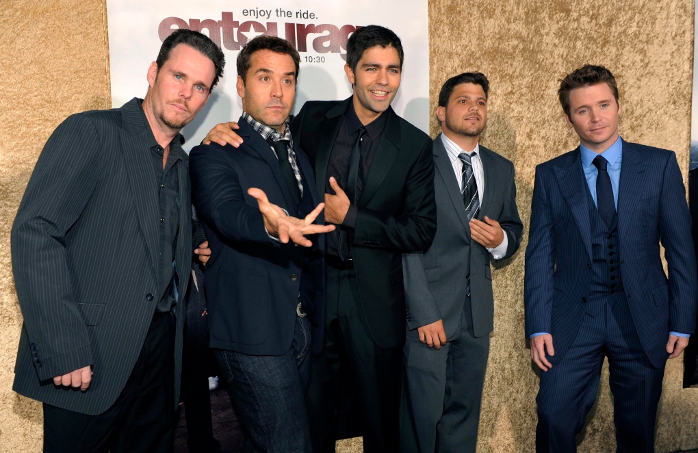 Entourage cast members in L.A. on June 16, 2010.