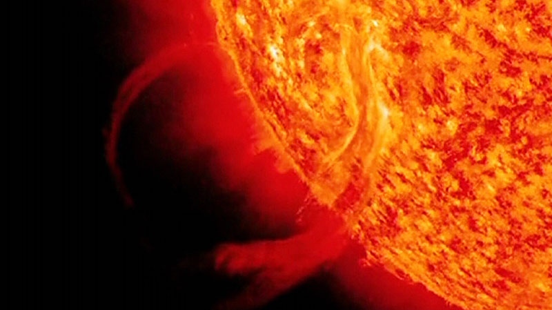 Spectacular images of the sun