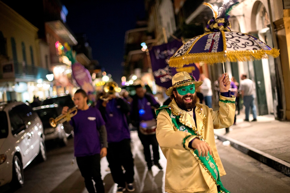 Brass band in New Orleans 