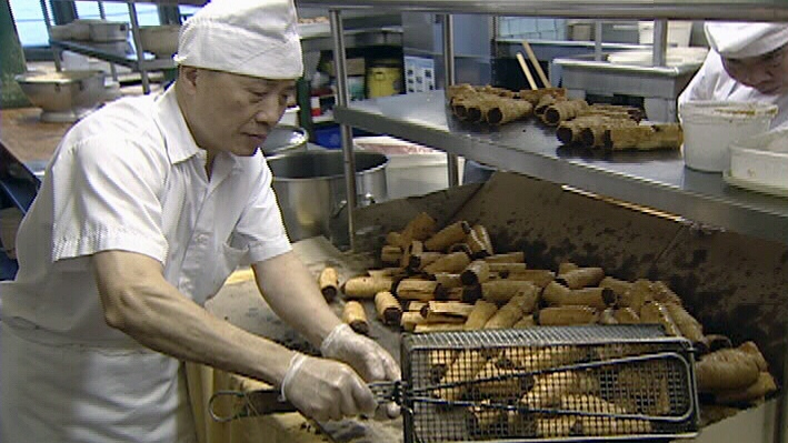 Egg rolls at Ottawa's Golden Palace are made fresh 7 days a week.