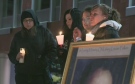 More than 100 friends, family and supporters attended a candlelight vigil for murder victim Kelsey Felker on Monday, Feb. 4, 2013, in Kitchener, Ont. (CTV Kitchener)
