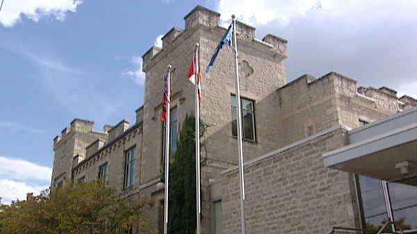 The courthouse in Guelph, Ont., is seen on Friday, Sept. 30, 2011. (CTV Kitchener)