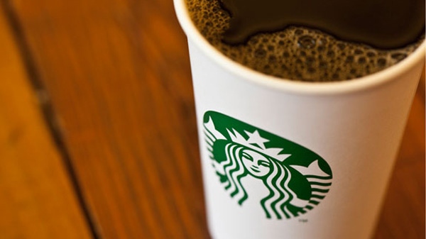 The new wordless logo is seen in this undated image provided by Starbucks Corp.