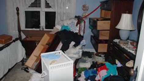 This home in central Ottawa was left ransacked after a break and enter this past week. Viewer photo.