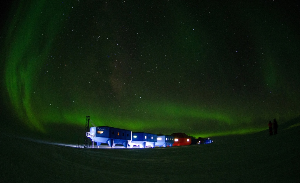 Halley VI Research Station on April 2, 2012.