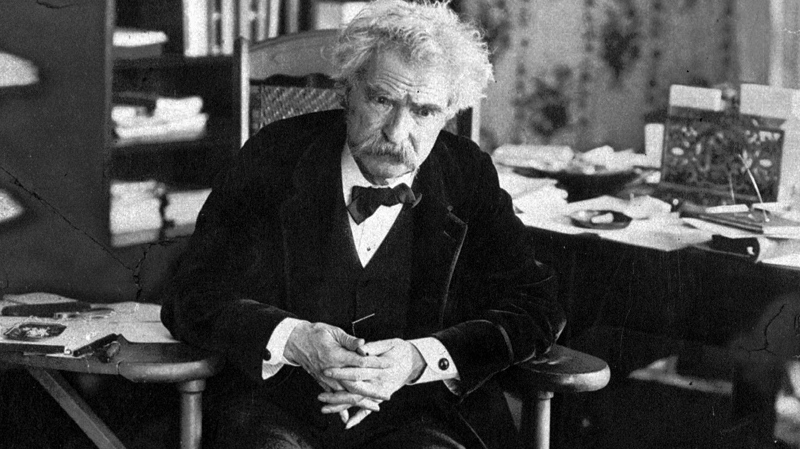In this undated photo, author Mark Twain, born Samuel Clemen, is shown. (AP Photo)