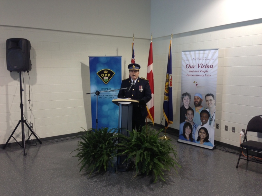 Essex County OPP  news conference